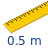 Length: 0.5m